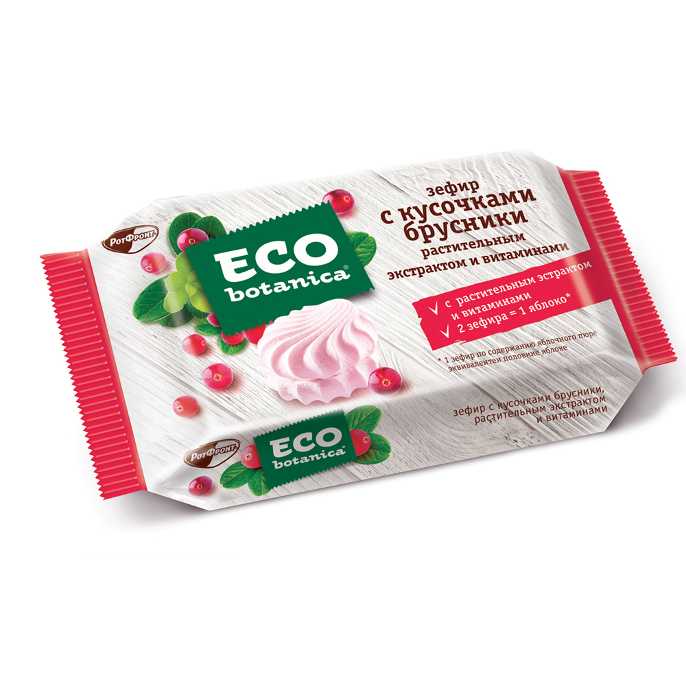 Marshmallows (Zefir) w/ Cranberries, Eco Botanica, 250 g/ 0.55 lb