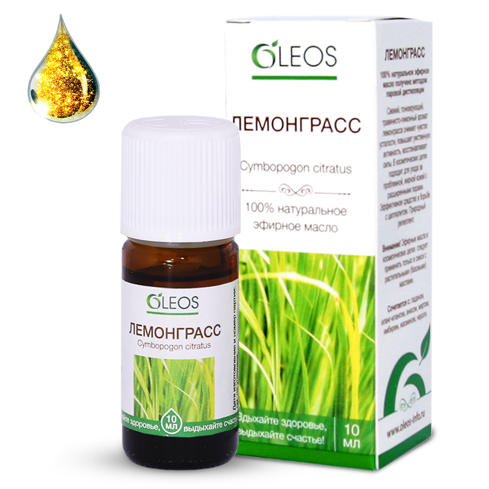 Lemongrass Essential Oil, Oleos, 10 ml / 0.34 oz