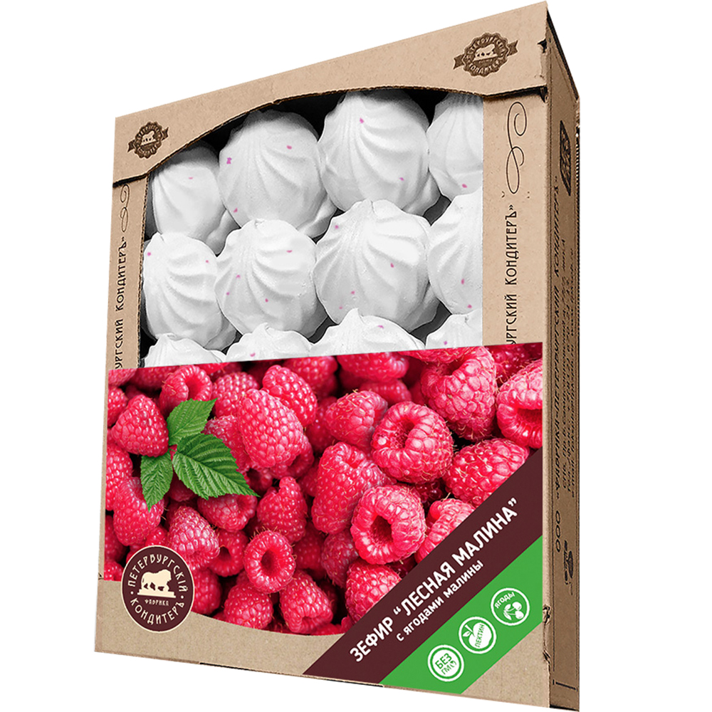 Marshmallows Zefir with Pieces of Berries Family Pack 
