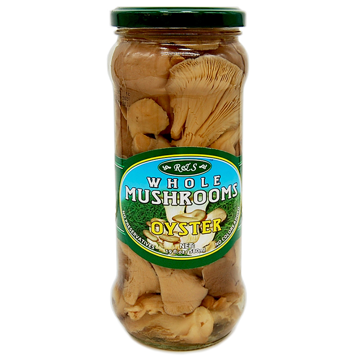 Pickled Oyster Mushrooms, R & S, 580ml/ 19.61 fl.oz