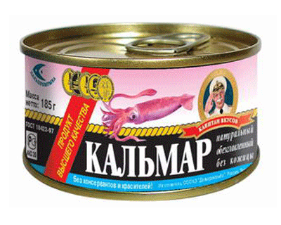 Calamari in a Tin Can, 6.5 oz / 185 g