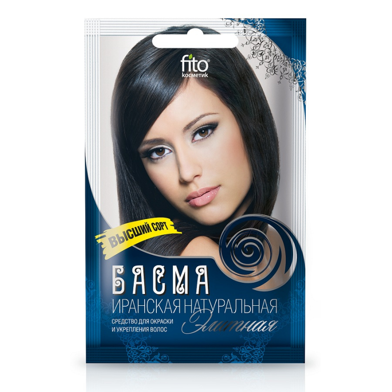 Basma Natural Iranian Elite Top Grade, Phytocosmetic, 25 g/ 0.055 lb