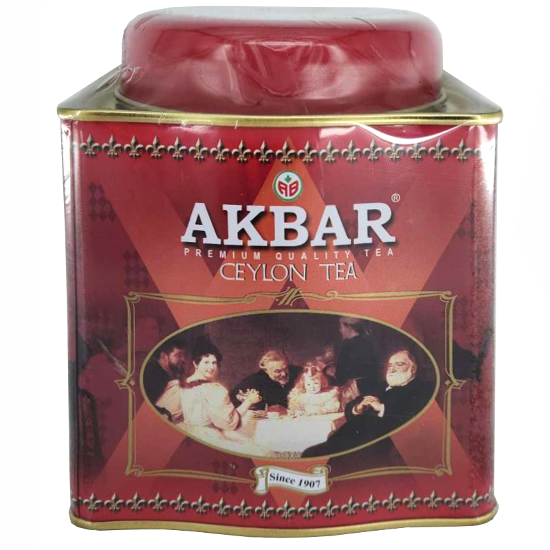 Selected Classic Black Ceylon Leaf Tea, Akbar, 250g/ 8.82 oz