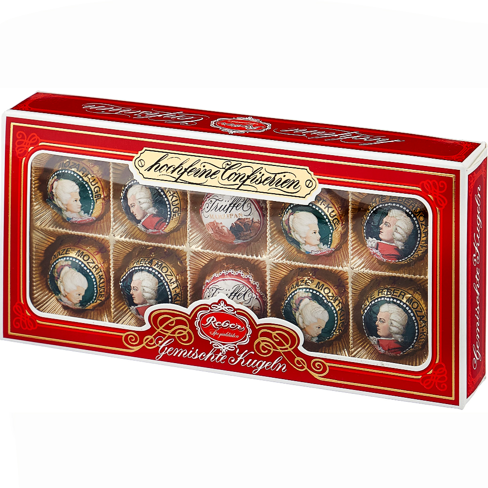 Set of Chocolates Mozart Hochfeine Confiserien, Reber, 200g/ 7oz