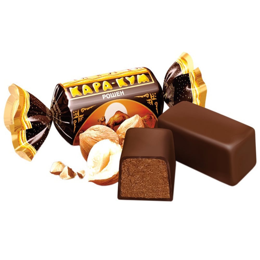 Chocolate Candy Kara-Kum, Roshen, 0.5 lb / 0.22 kg