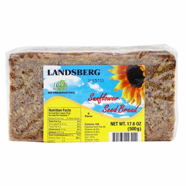 German Sunflower Seed Bread, Landsberg, 500g/ 17.6oz
