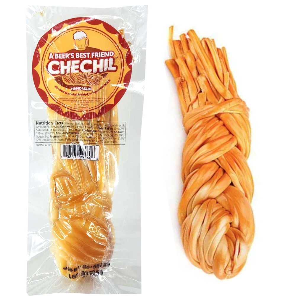 Chechil Smoked Braided String-Cheese (Pre-Pack), 226g/ 8oz