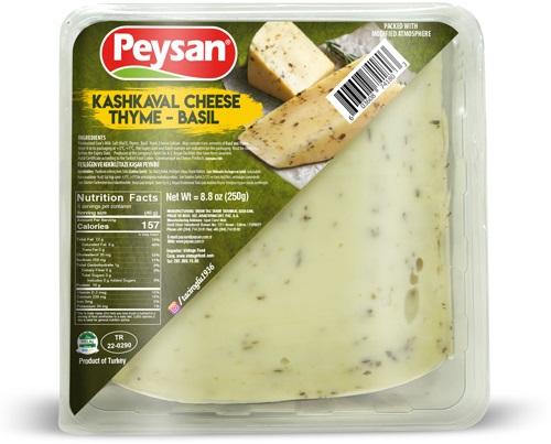 Kashkaval Cheese with Thyme and Basil, Peysan, 250 g