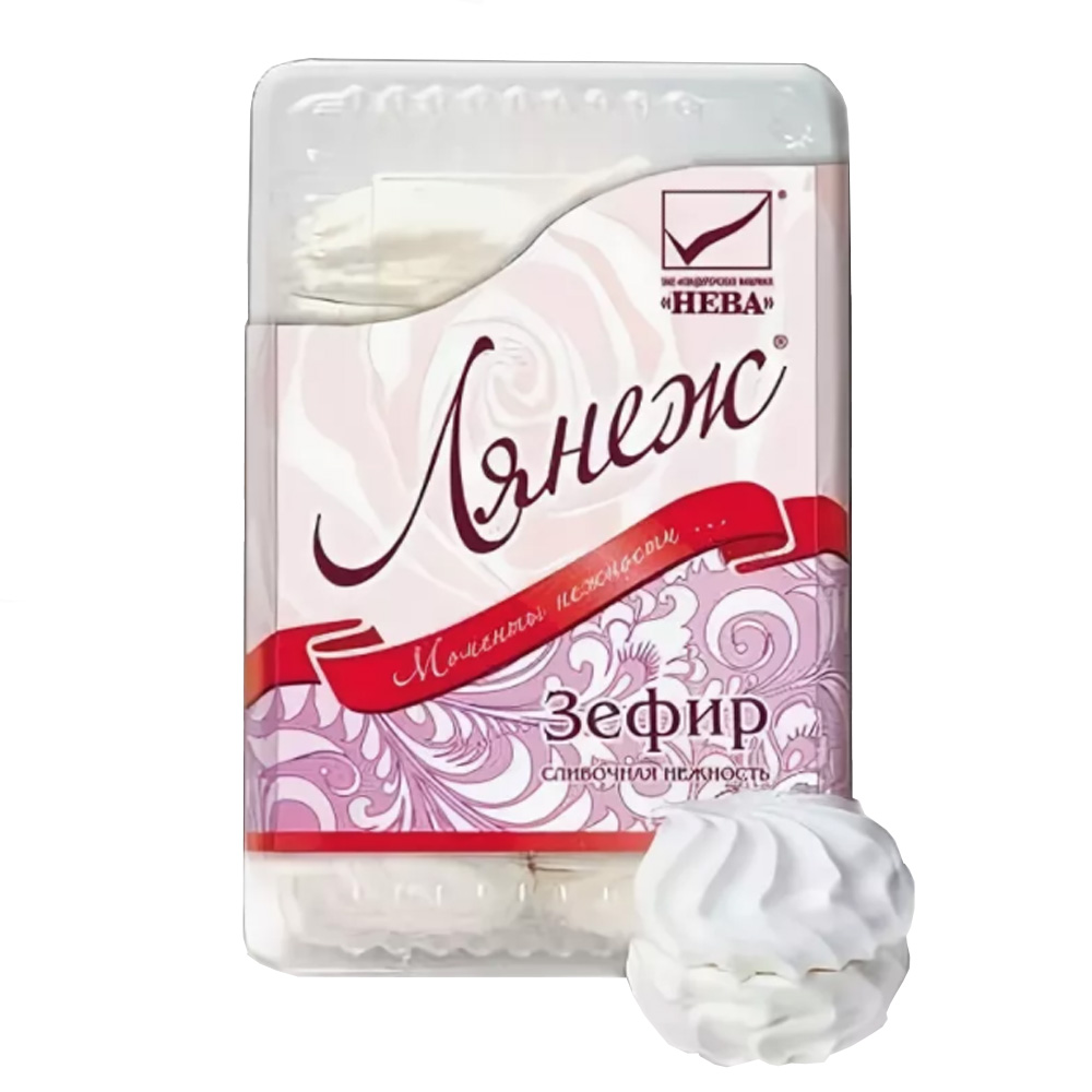 Zefir Marshmallow Creamy Tenderness, La Neige, 14.81 oz / 420 g