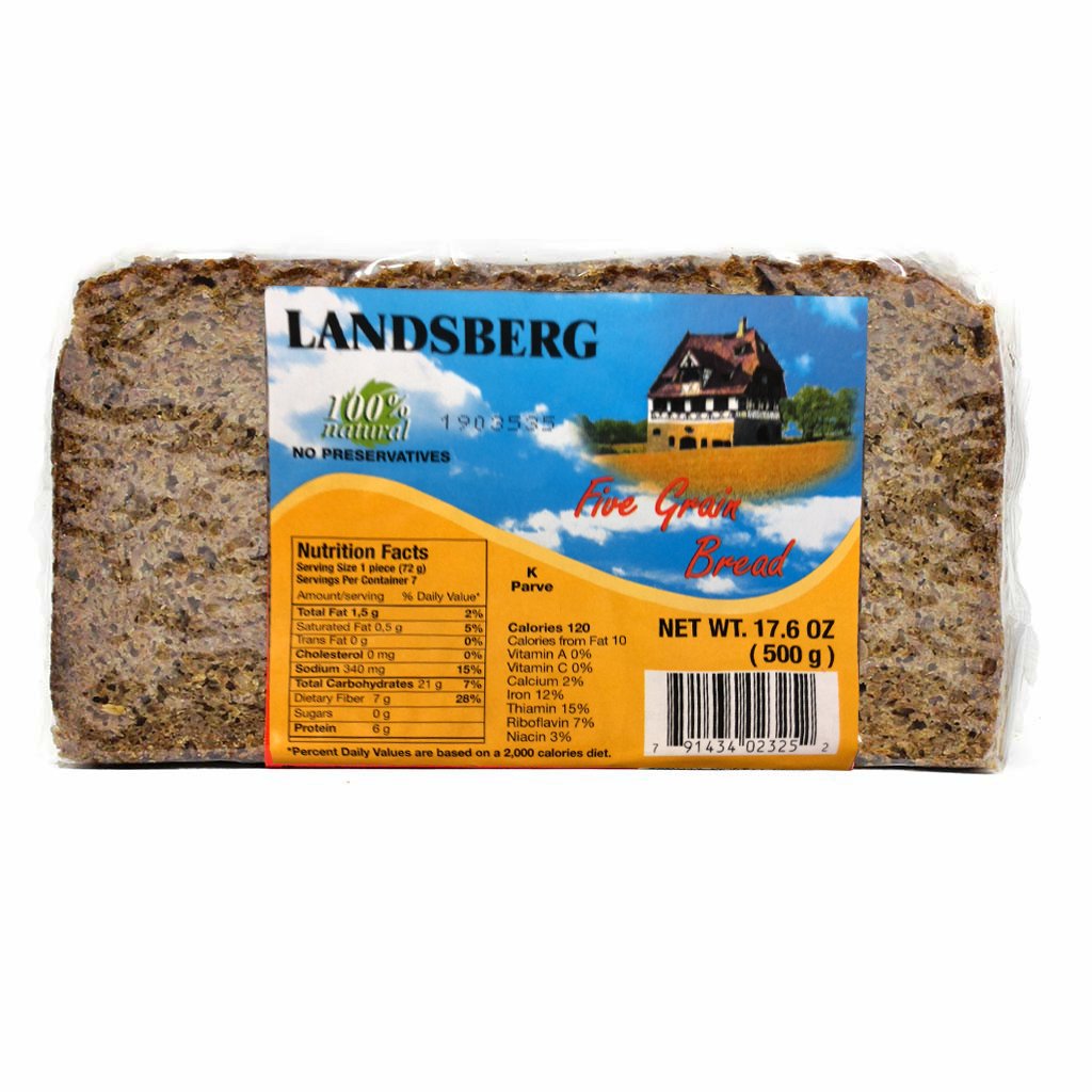 Landsberg 5-Grain Bread, 1.1lb/500g