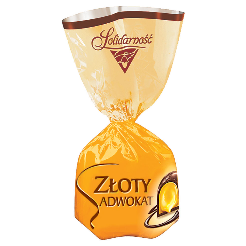 Chocolate Candy Liqueur Filling, Zloty Adwokat, Solidarnosc, 226g/ 0.5 lb