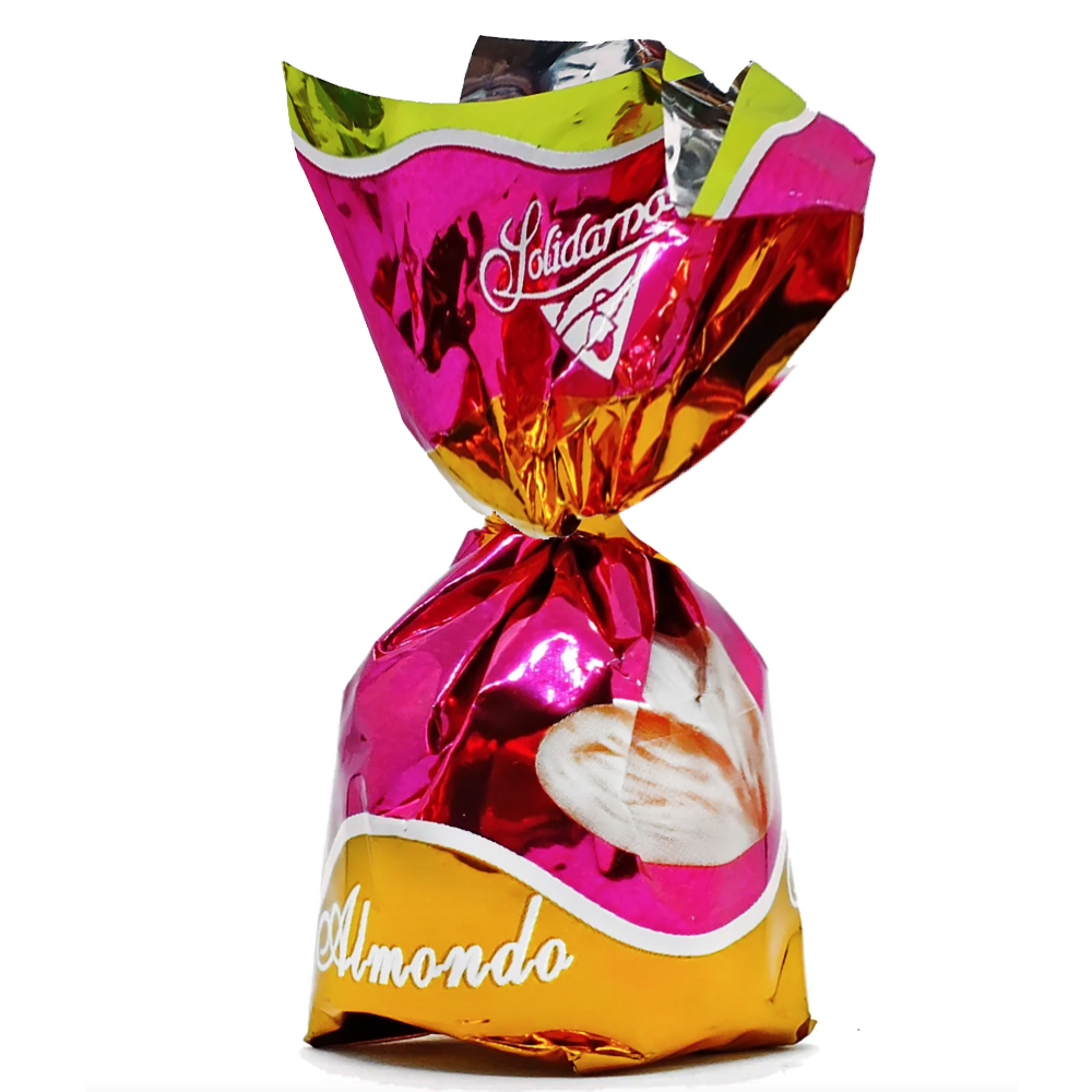 Chocolate Candy Nut Slices & Almond Cream, Almondo, Solidarnosc, 226g/ 0.5 lb