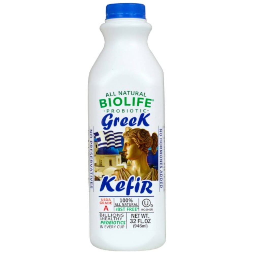 All Natural Probiotic Greek Kefir, Biolife, 946ml/ 32 fl oz