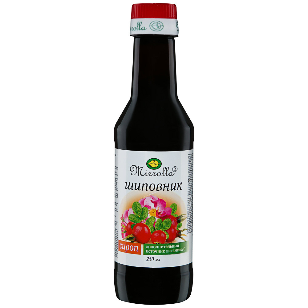 Rosehip Syrup, Mirrolla, 250 ml/ 8.45 oz