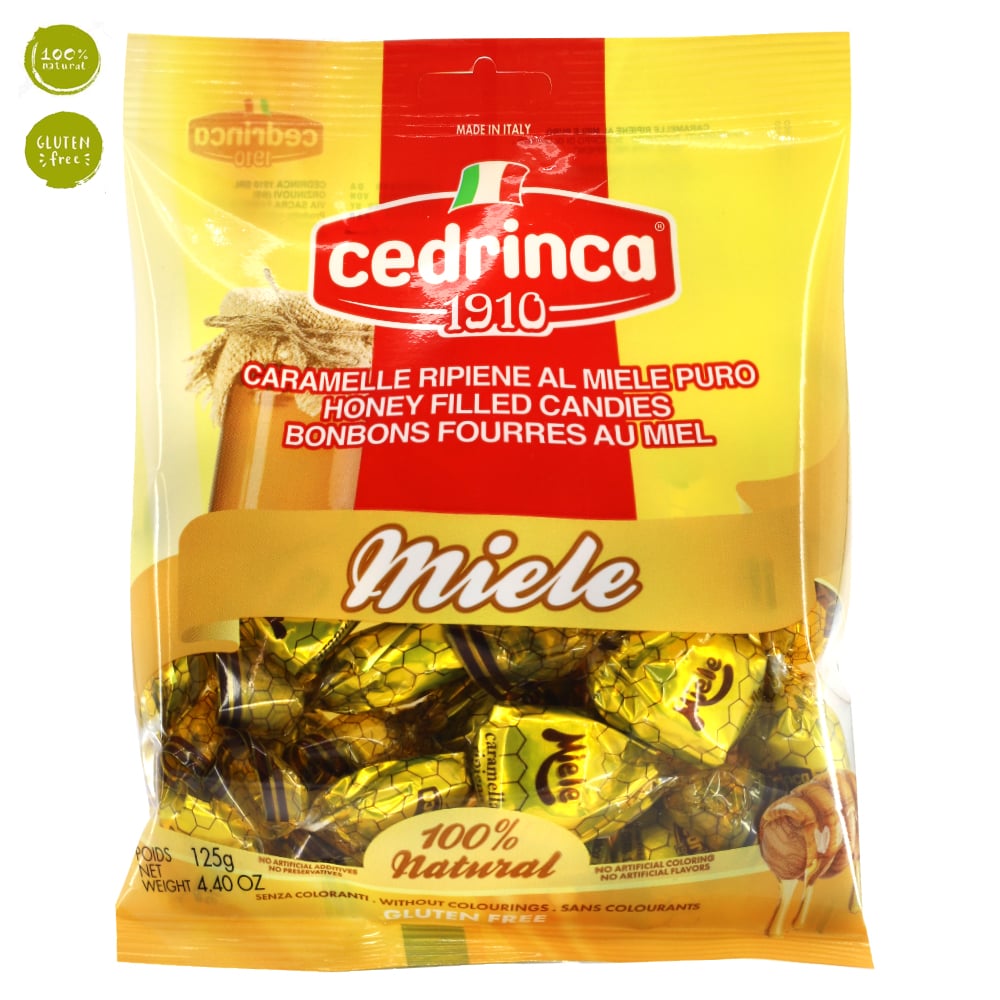 Hard Honey Caramel Candy MIELE, CEDRINCA, 150g/ 5.29 oz