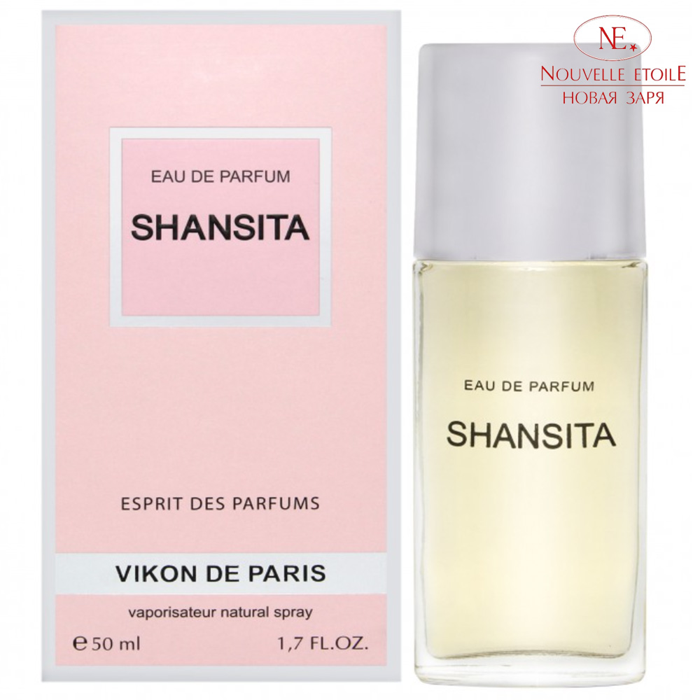 Perfume Water for Women Shansita Vikon De Paris, Novaya Zarya, 50ml/ 1.69oz