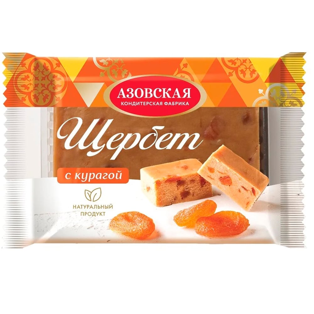 Creamy Fudge / Sherbet with Dried Apricots, Azov CF, 200g / 7.05oz