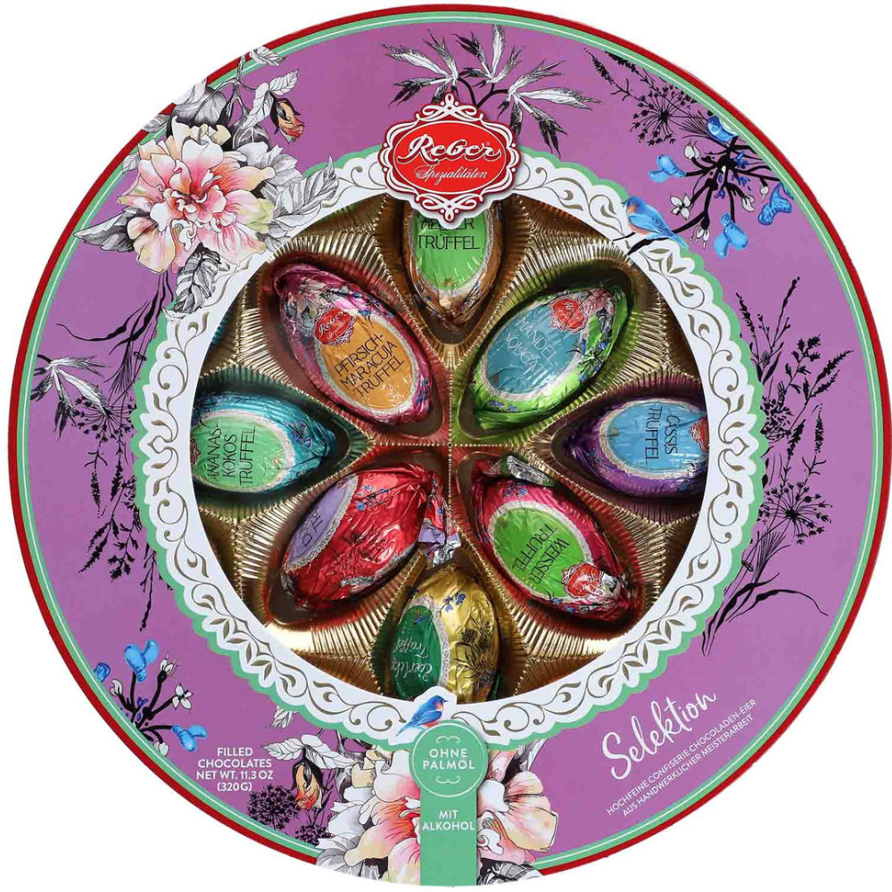 Assorted Easter Chocolate Eggs, Reber, 320g / 11.29 oz