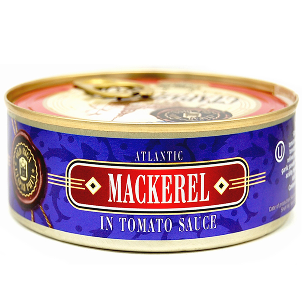 Mackerel in Tomato Sauce, Old Riga, 240g / 8.5oz
