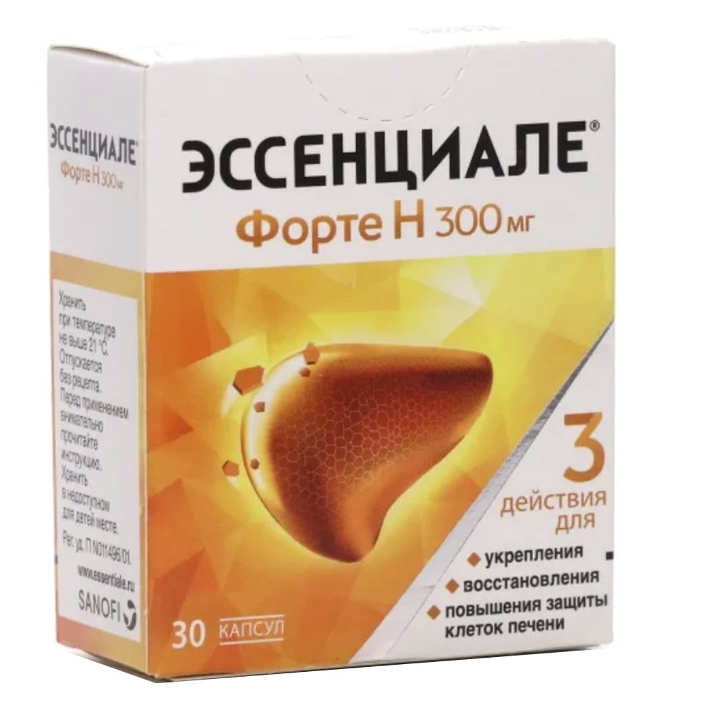 Essentiale Forte N Hepatoprotector 300 mg , 30 capsules