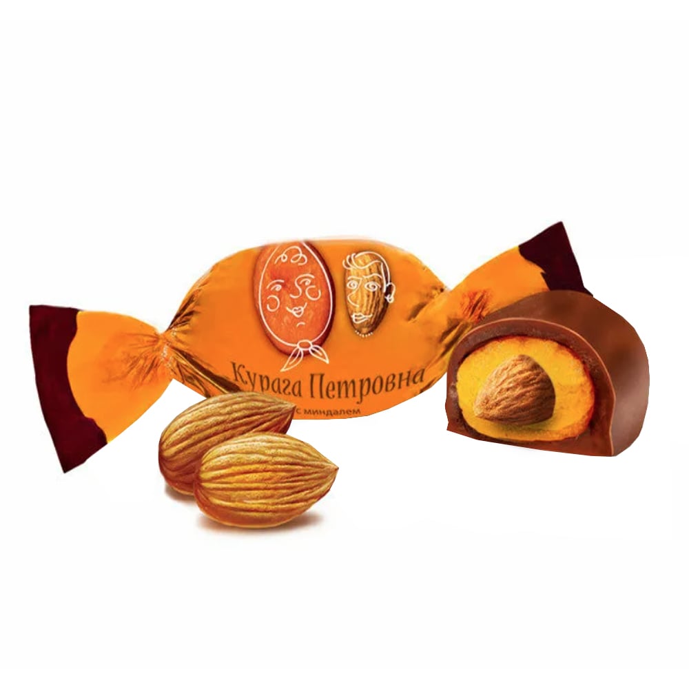 Chocolate Candy Dried Apricots & Almonds, 