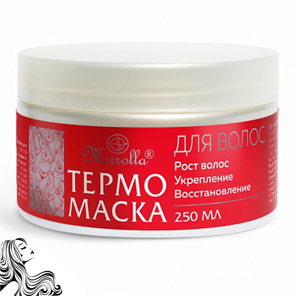Thermal Mask for Hair Growth, Mirrolla, 250 ml/ 8.45 oz