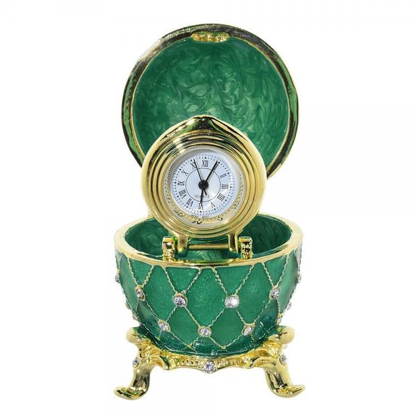 Easter Gift Ideas Egg Box with the Clock (green), 2.5