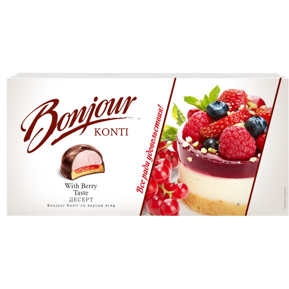 Souffle Dessert Berry, Konti, Bonjour, 232 g/ 0.51 lb
