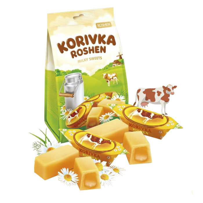Fudge Korovka Milk Unglazed Candy, 7.23 oz/ 205 g
