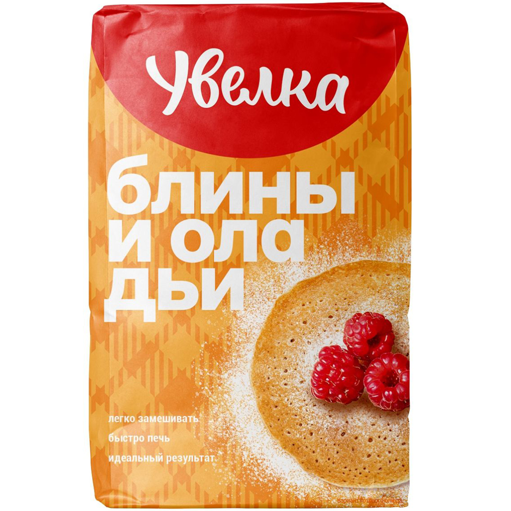 Wheat Flour for Pancakes & Blini, Uvelka, 1 kg/ 2.2lb