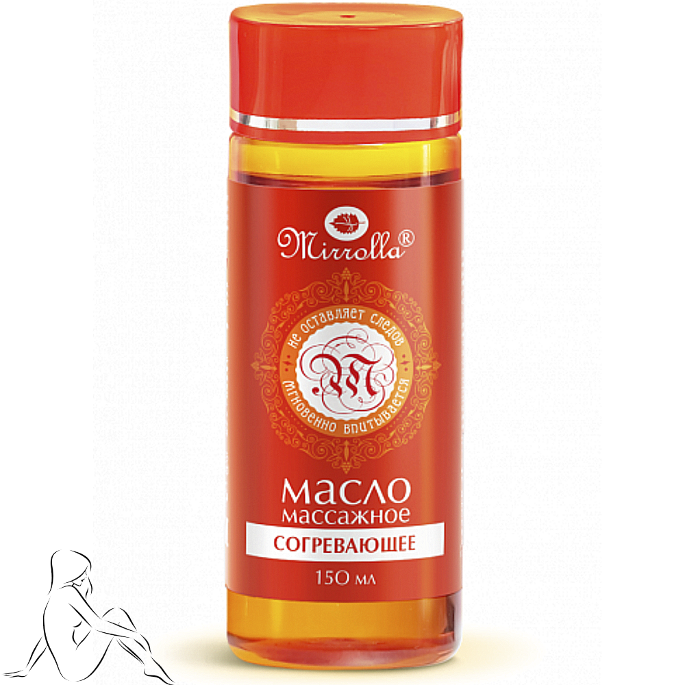 Warming Massage Oil, Mirrolla, 150 ml/ 5.07 oz