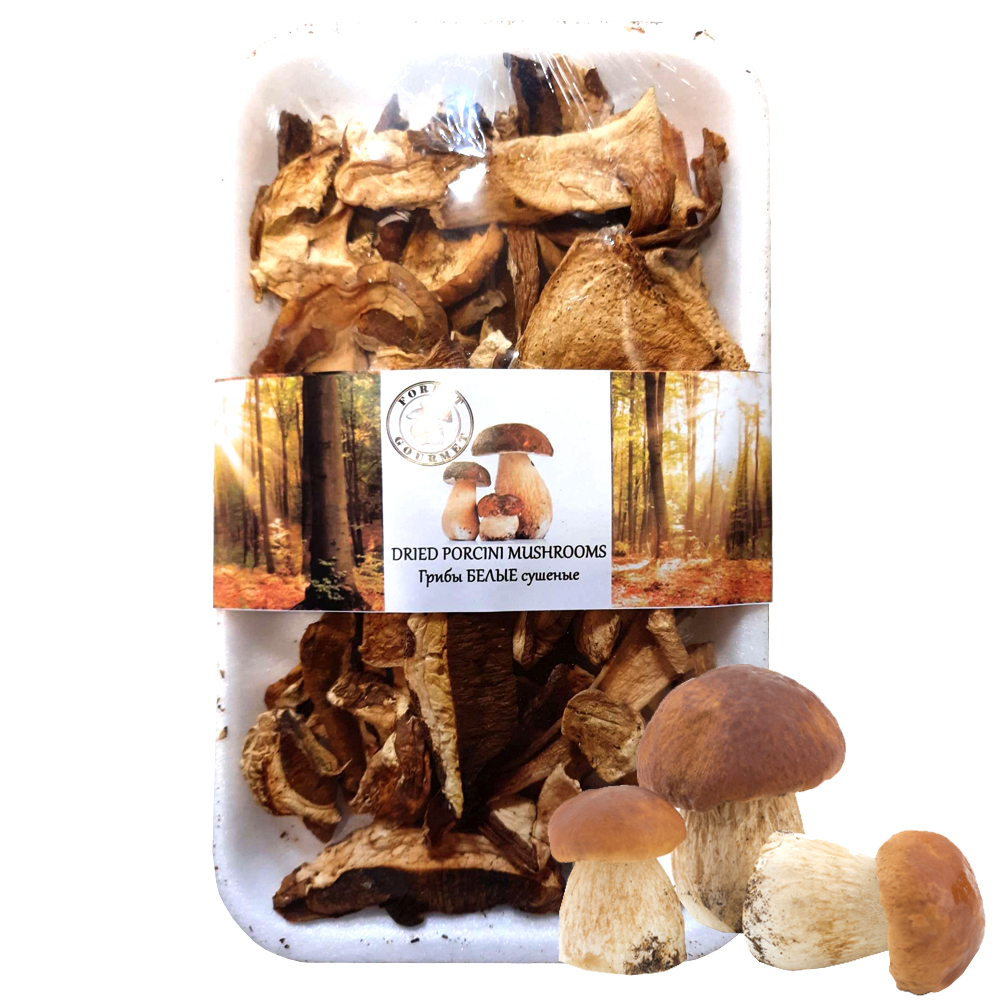 White Dried Porcini Mushrooms, 1.76 oz/ 50 g