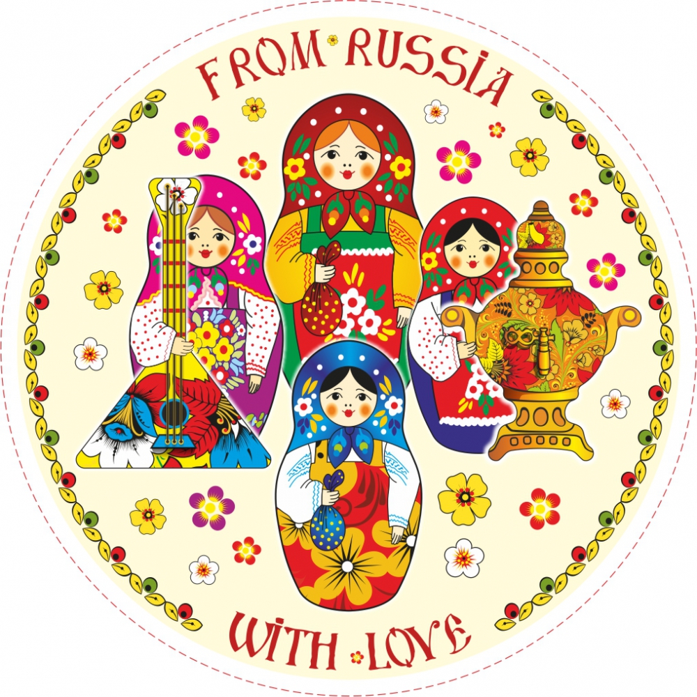 Sticker From Russia With Love, 3.4