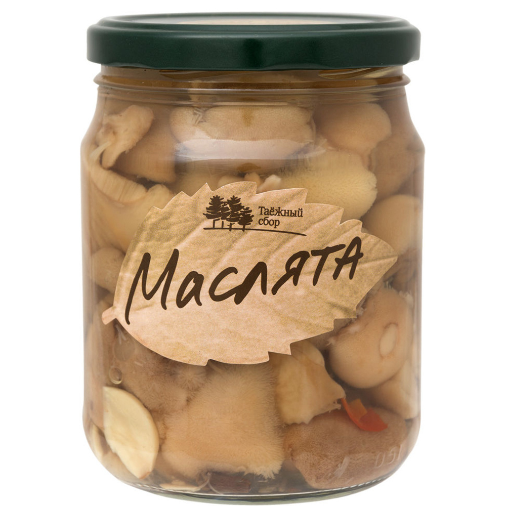 Pickled Butter (Maslyata) Mushrooms, Taiga Harvest, 500g/ 1.1lb