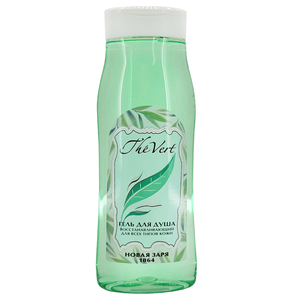 Green Tea Relaxing Shower Gel for All Skin Types, Novaya Zarya, 420ml/14.2oz