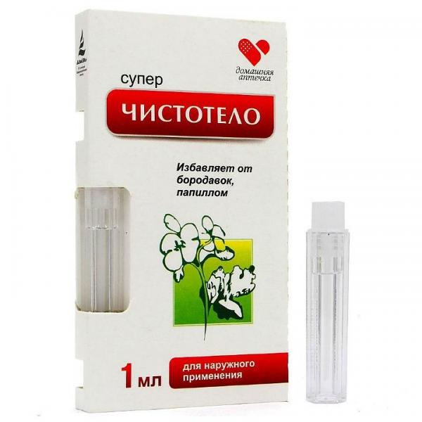 Wart and Callouses Remover (Super Chistotelo), 1 ml