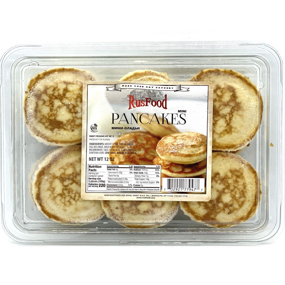 Frozen Pancakes, Rus Food, 0.75 lb