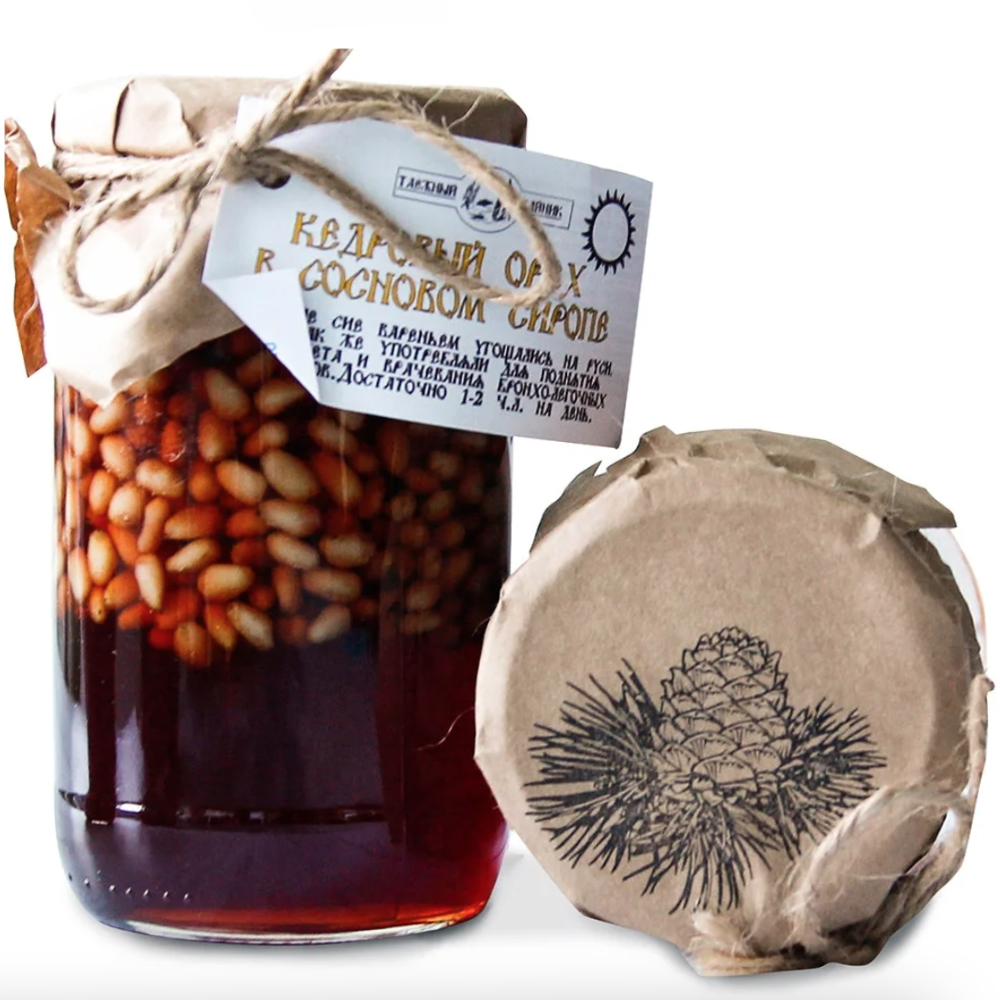 Pine Nuts in Pine Cones Syrup, Taiga Cache, 420g / 14.82oz