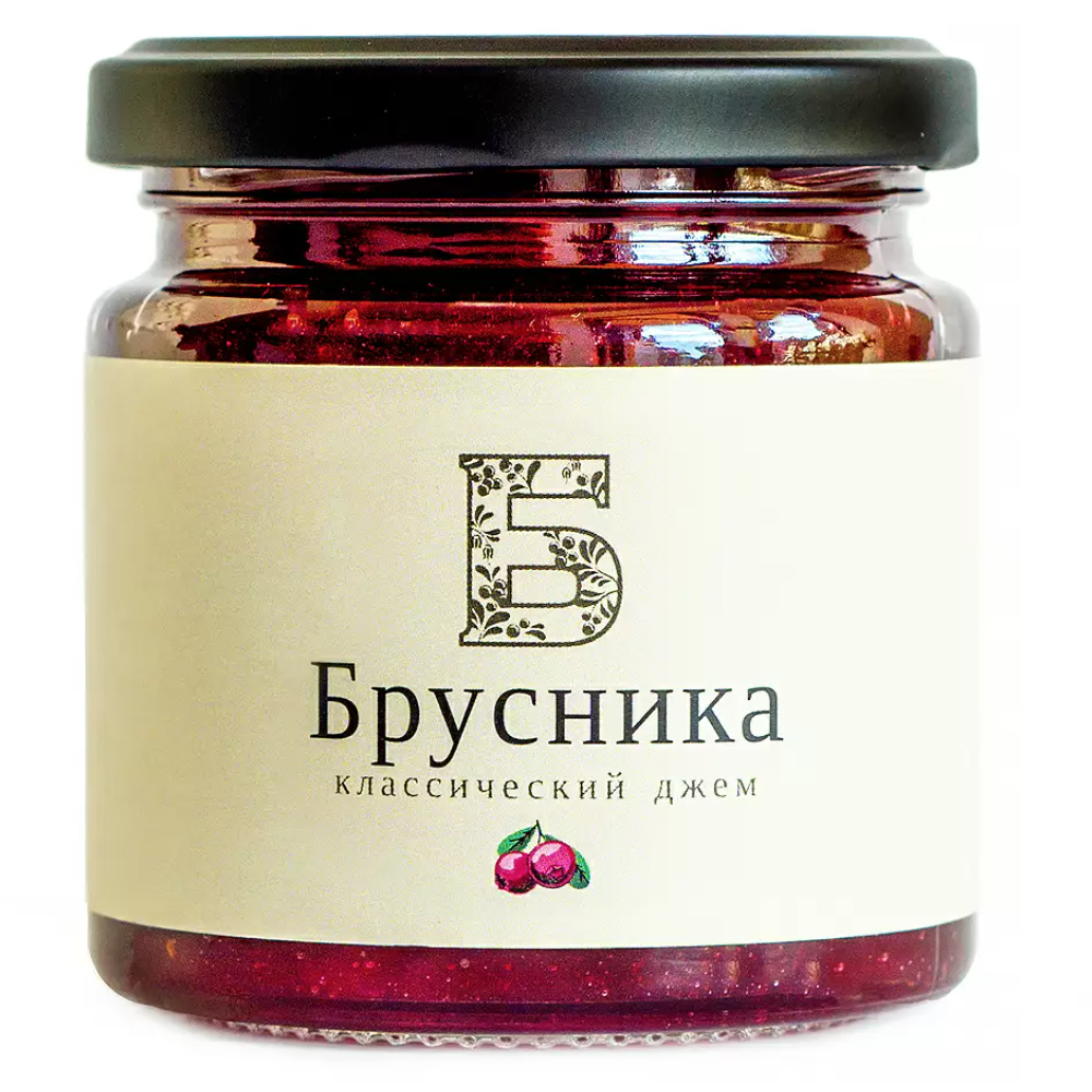 Classic Lingonberry Jam, Russian Forest, 220g/ 7.76oz