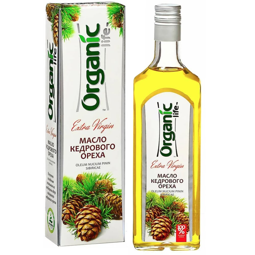 Cedar Oil Natural Extra Virgin, Organic Life, 17 fl oz / 500 ml 
