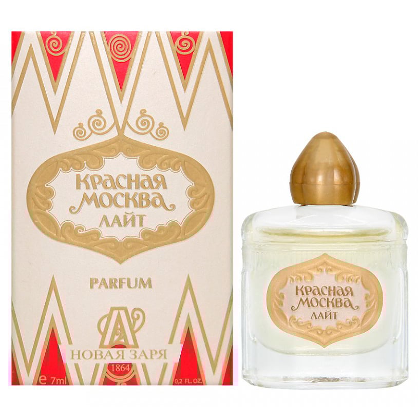 Perfume Krasnaya Moskva Light Red Moscow or Moscou Rouge Light, Novaya Zarya, 7ml