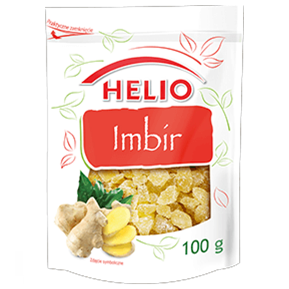 Candied Ginger, Helio, 100g/ 3.53oz