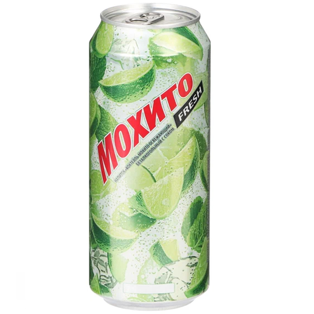 Non-alcoholic Carbonated Mojito Fresh Refreshing Cocktail, Ochakovo ...