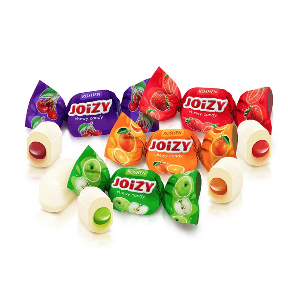 Filled Assorted Chewable Candies JOIZY, Roshen, 226g / 0.5lb