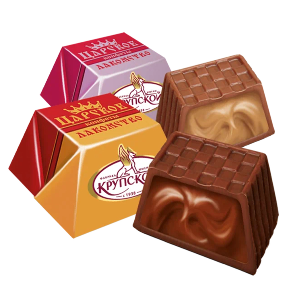 Chocolates with Chocolate & Milk-Cream Filling 