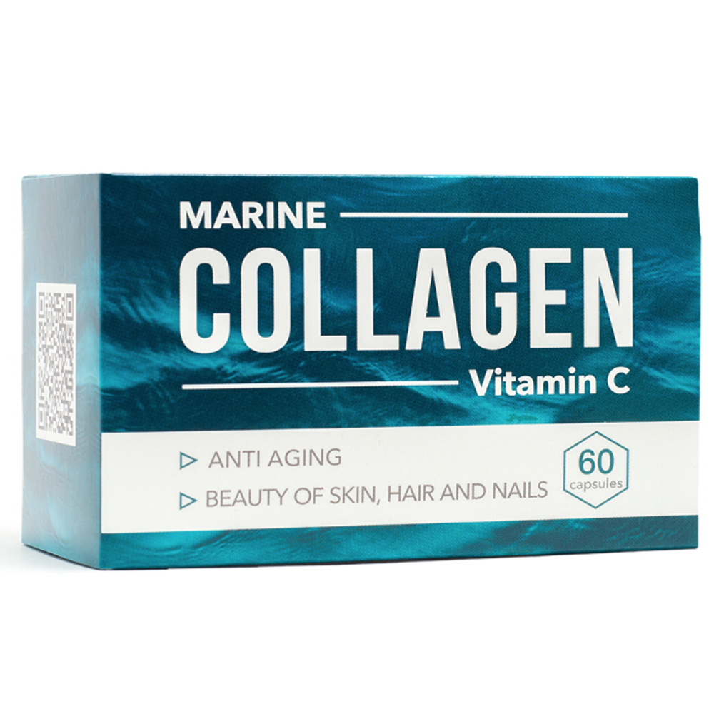 Marine Collagen with Vitamin C 450 mg, Farmgroup, 60pcs