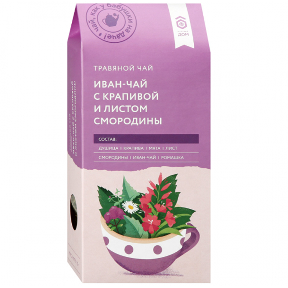 Herbal Drink Ivan-Tea, Currant Leaf & Nettle 