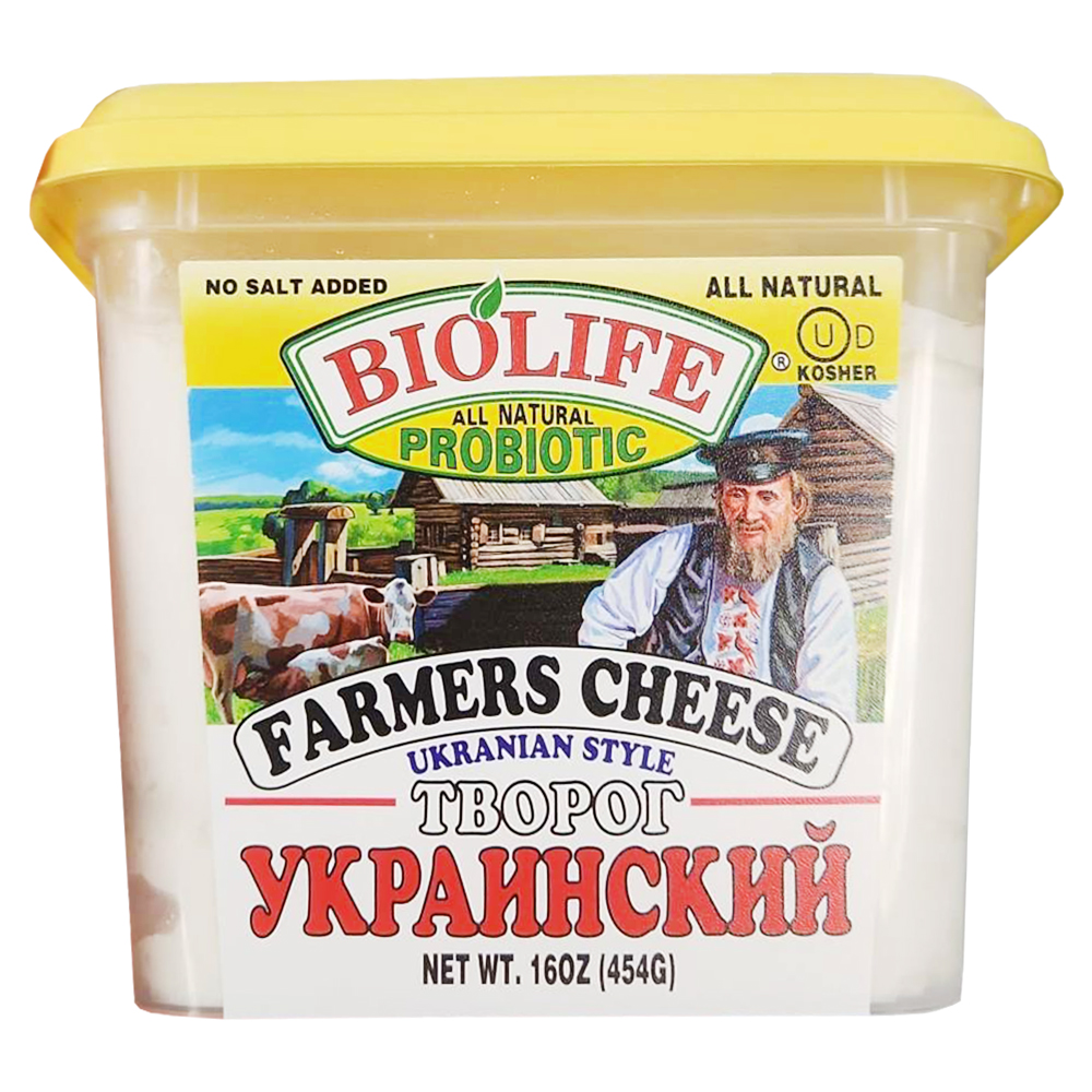 Farmer Cheese Ukrainian, Biolife, 454g/ 16oz