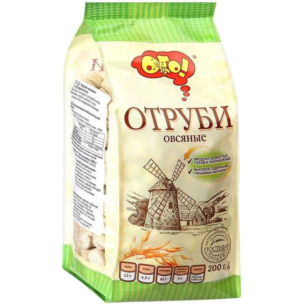 Extruded Oat Bran, Wow! 200g/ 7.05oz