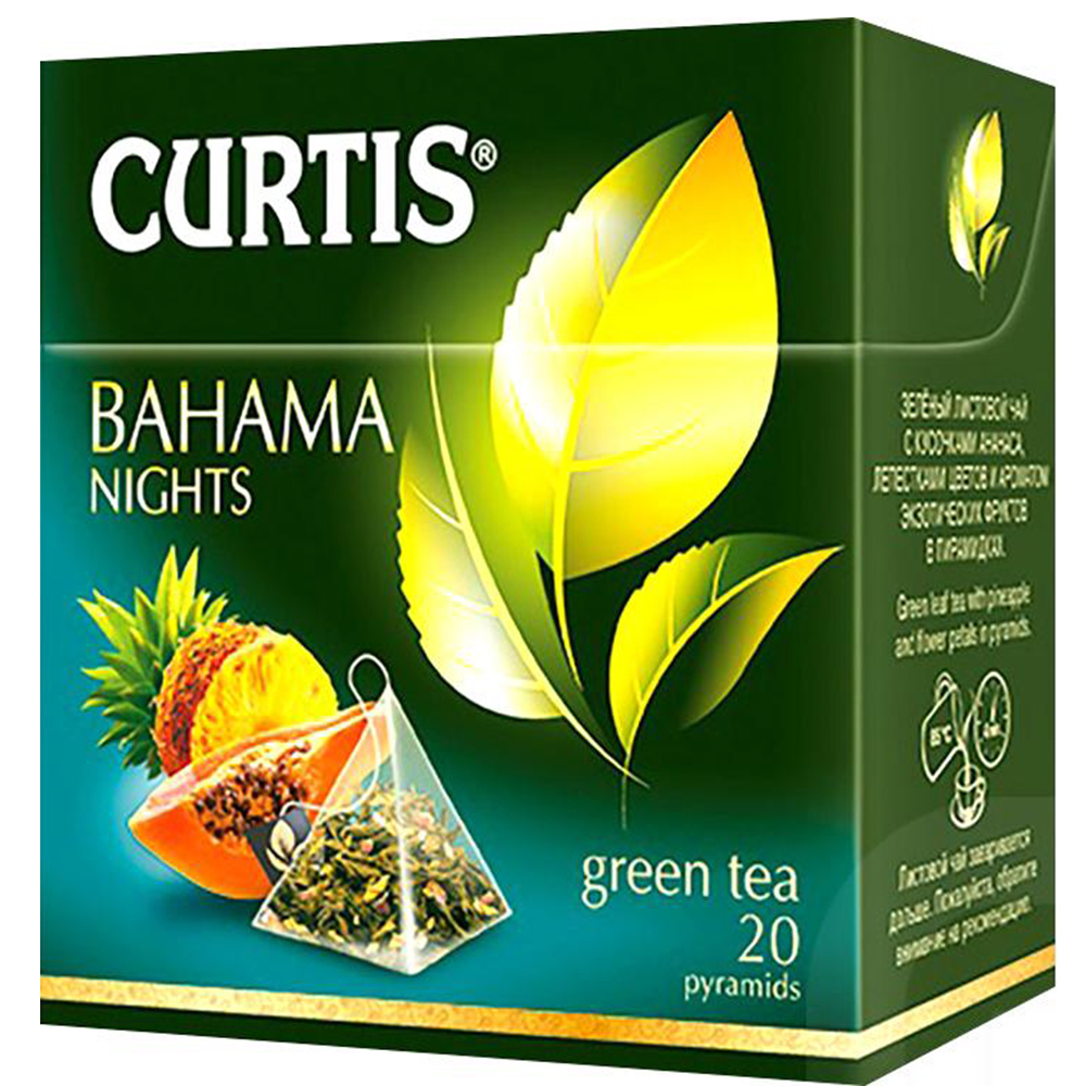 Green Tea Bahama Nights, Curtis, 20 Pyramids